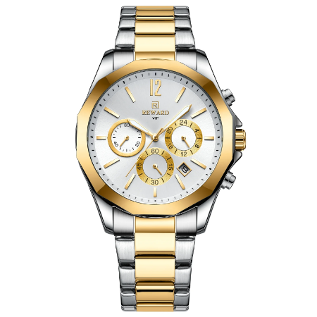 Reward Online Best Selling luxury male quartz watch crystal glass black fashion good quality custom logo men's luxury wrist watches