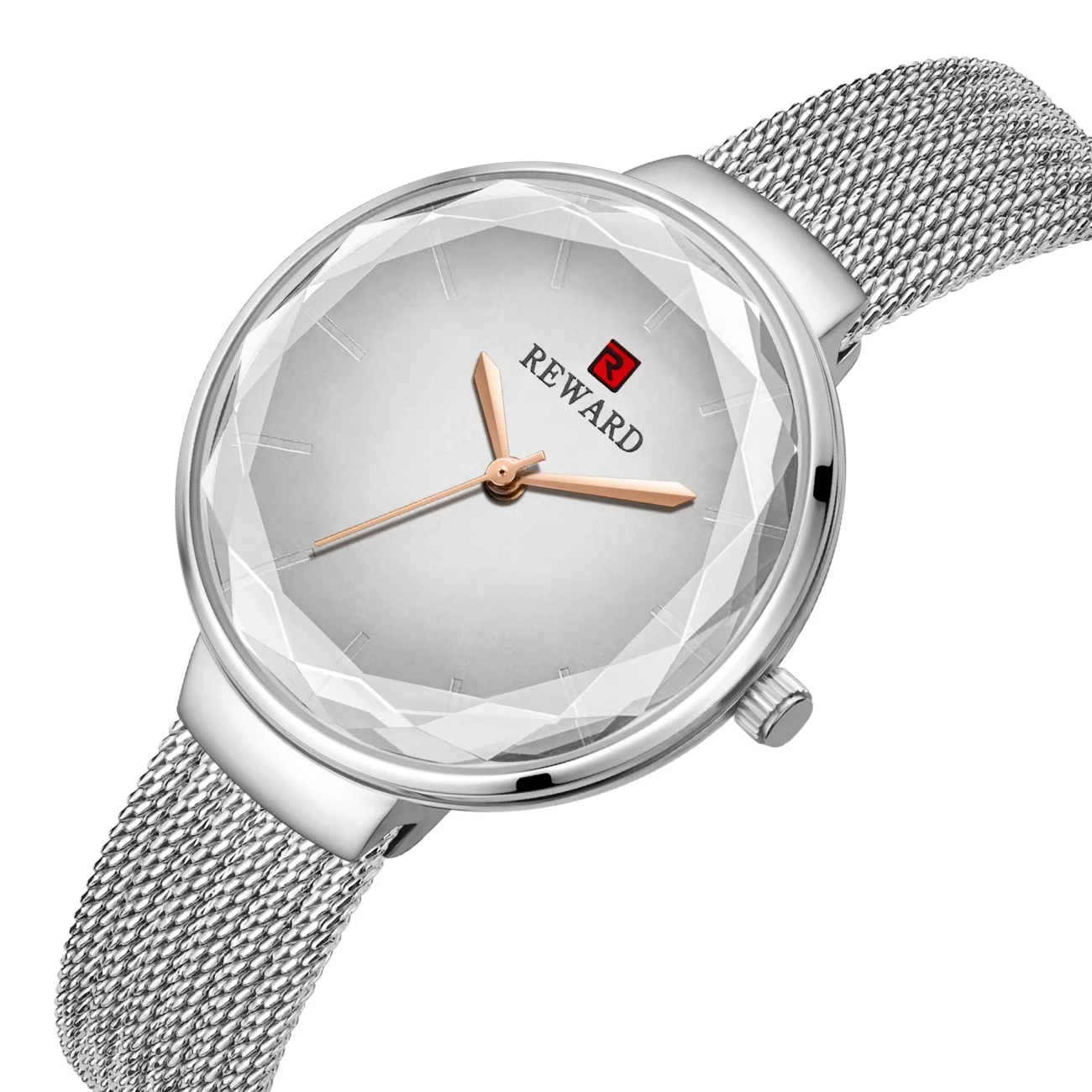 Reward Custom Logo Fashion Wrist Watch Women Luxury Crystal Waterproof Factory Quartz Watches RD22001L