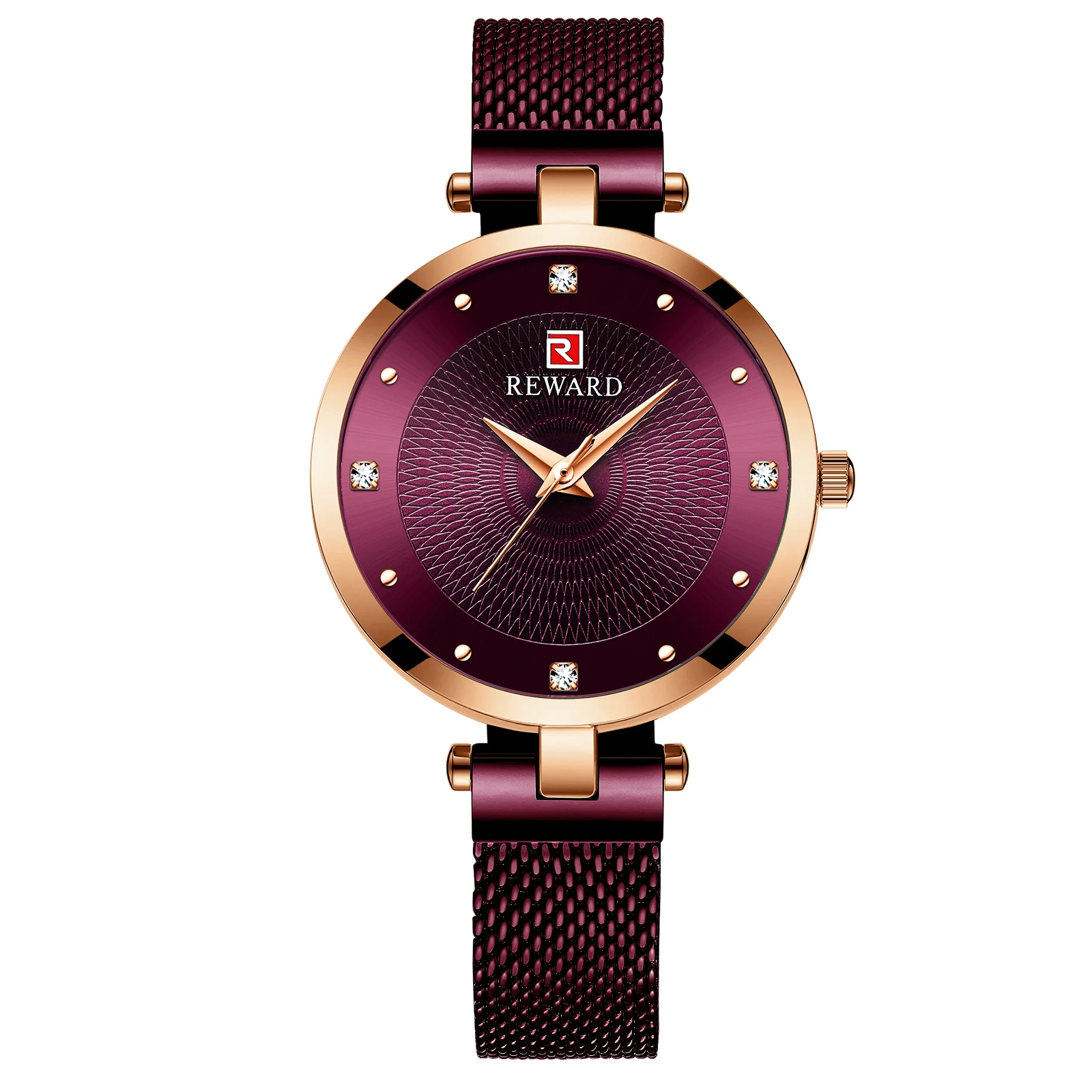 REWARD Women High Quality Luxury Fashion Watches Retro Unique Quartz Ladies Dress Watch Woman Wristwatch For Female RD22006L