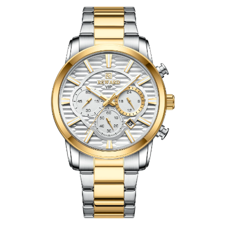 REWARD Fashion Mens Watch Wholesale Price Stainless Steel Waterproof Calendar Wristwatches Male Reloj Reward
