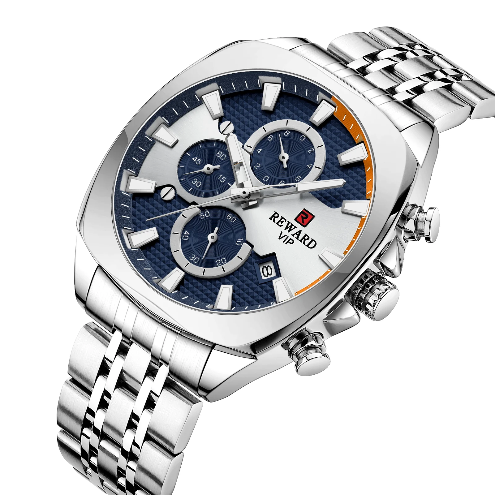 Reward Vip Luxury Wrist Watch Men Sports Fashion Customized Logo Quarth Watch Steel Watches RD81065M